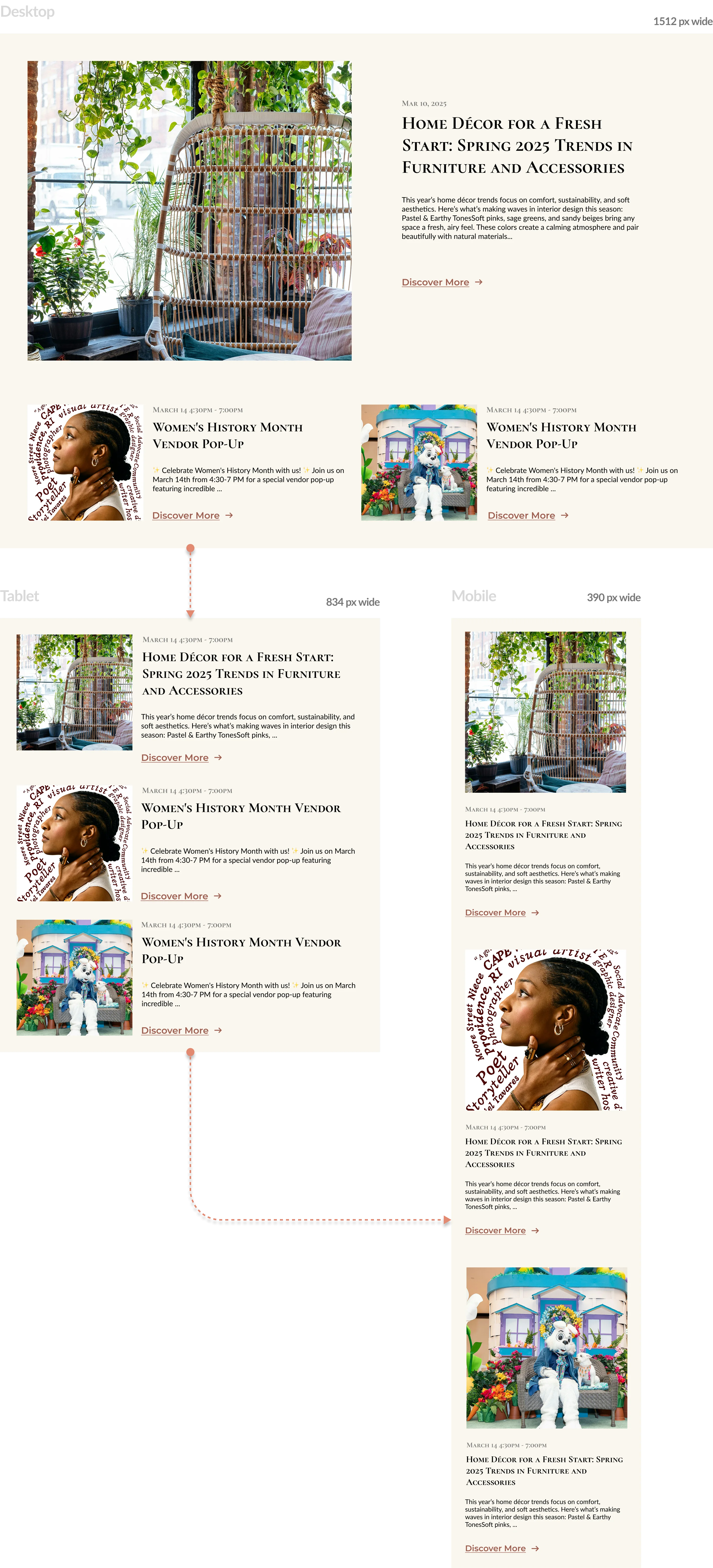 Responsive Events