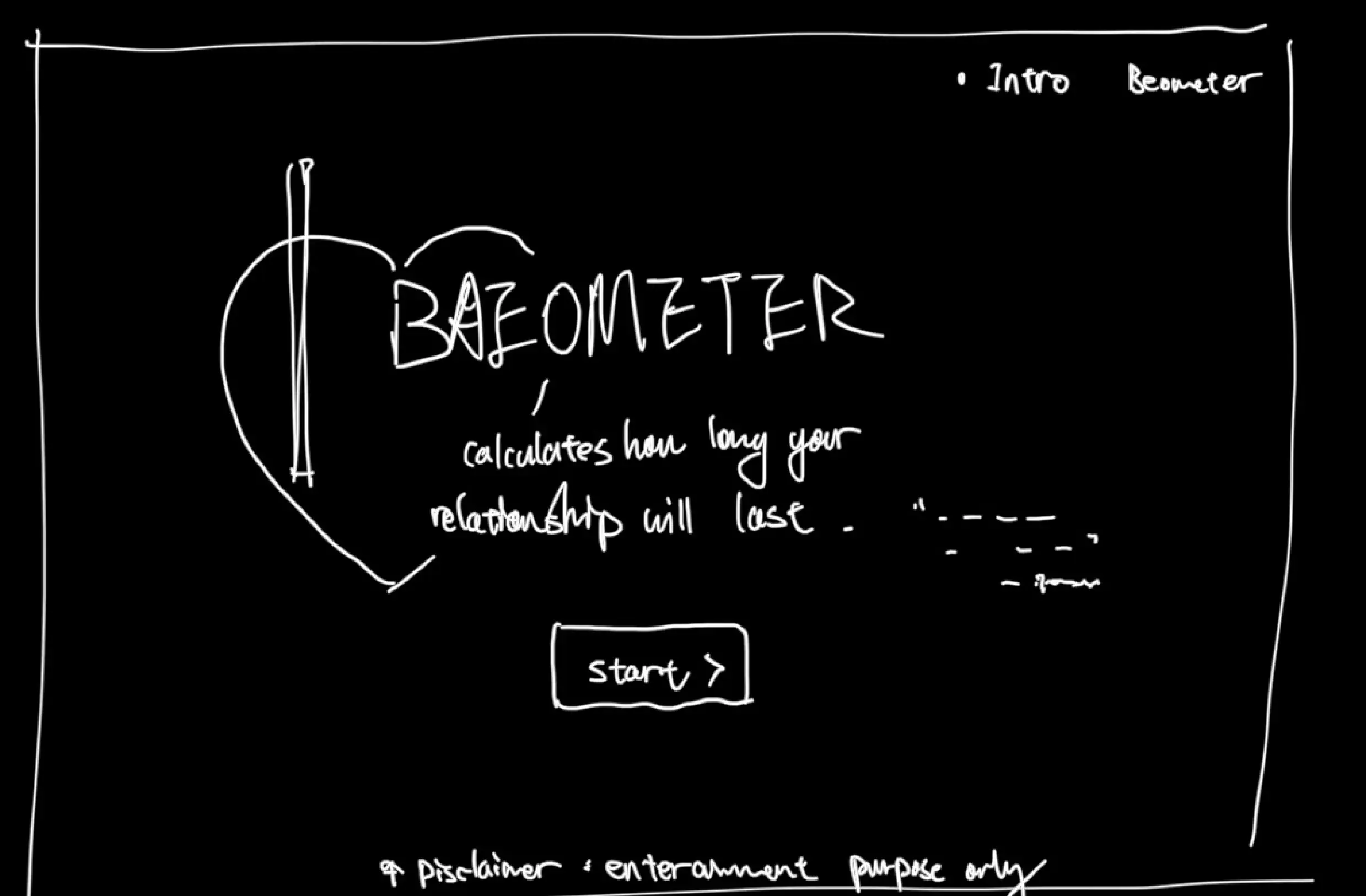 Baeometer HandDrawn wireframe2