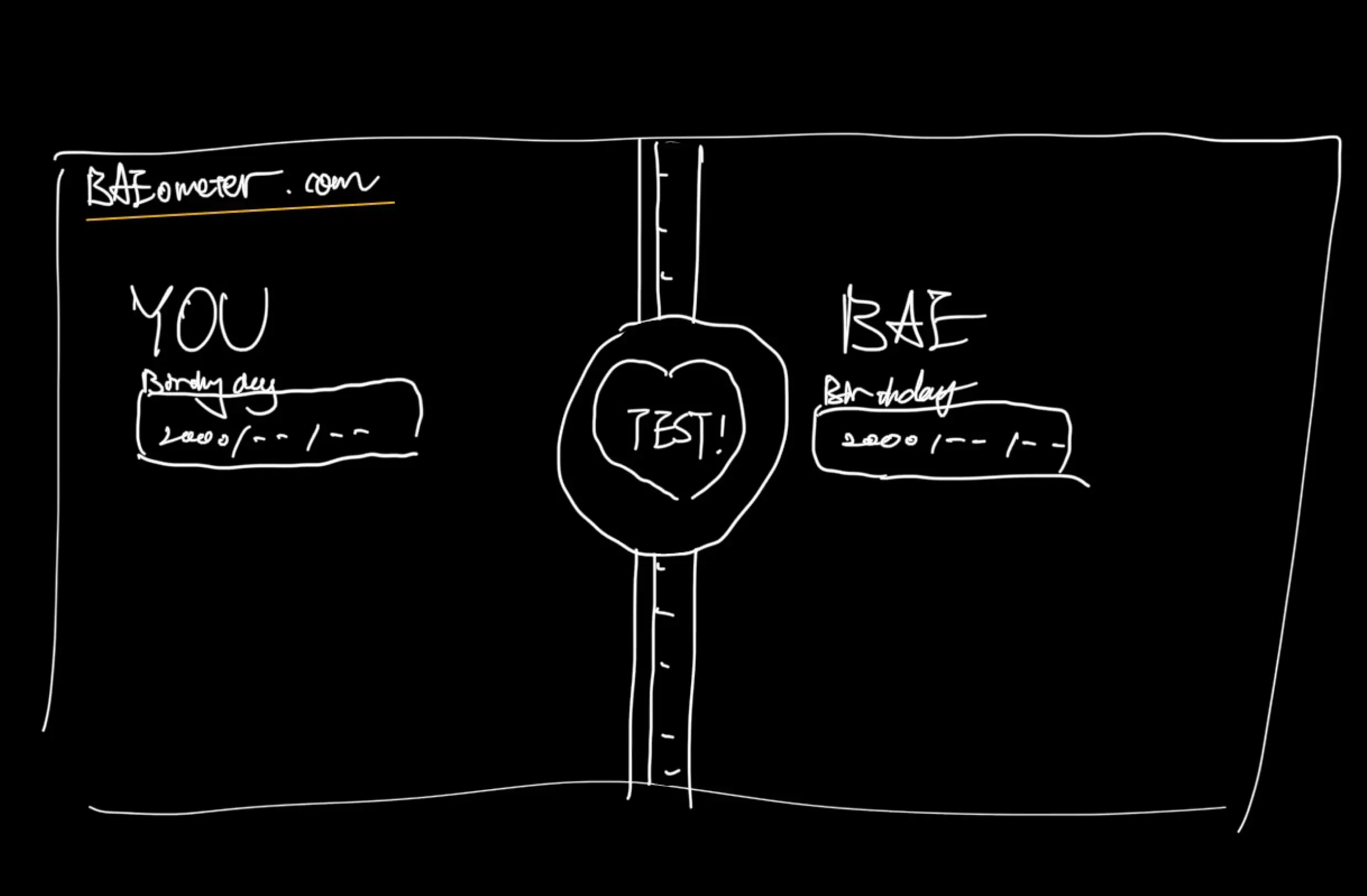 Baeometer HandDrawn wireframe3
