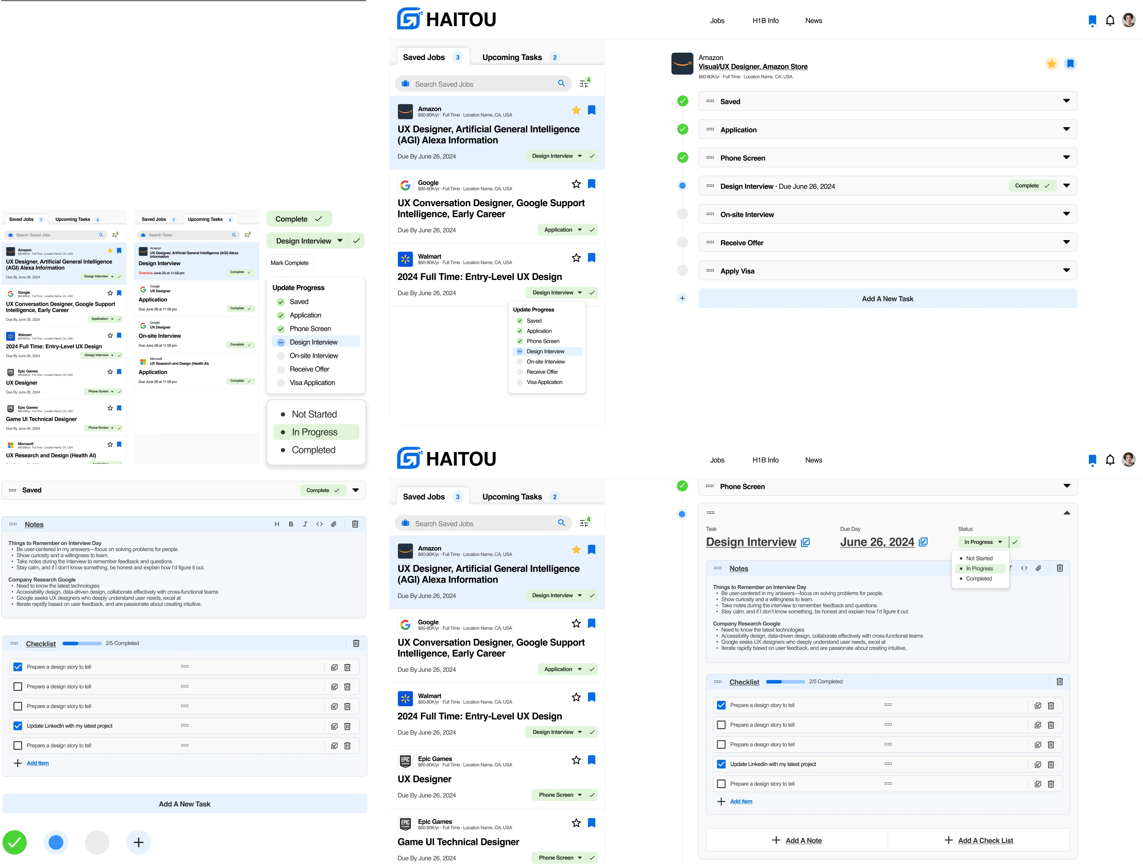 Application Process Showcase